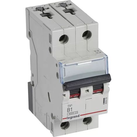 Interruptor Legrand TX3 2 polos 1 A 6 kA