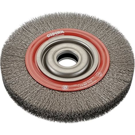 Cepillo circular OSBORN de alambre ondulado 100x25x23 mm para trabajos intensos