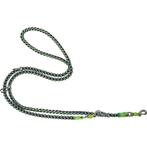 Guinzaglio da addestramento Endurance Hiking da addestramento con cuciture riflettenti per cani: Verde 18x120 cm (1/2)