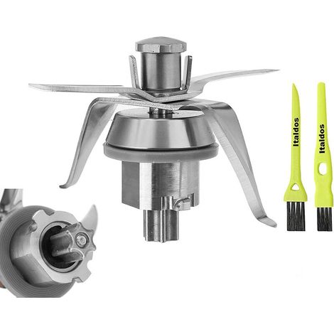 Couteaux en acier inoxydable pour Vorwerk Thermomix TM21, remplacement de lame avec brosses pour robot de cuisine (1/4)