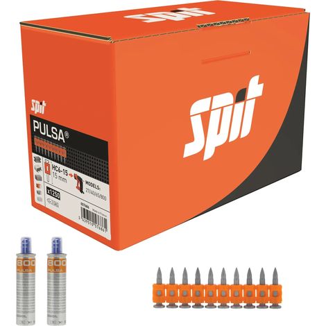 Clavo Spit HC6 1500 piezas 6x15 mm