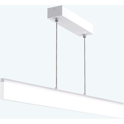 Pendelleuchte 905mm LED Hängelampe Dimmbar mit Fernbedienung 3000K/4000K/6000K Verstellbares Kabel 20W Weiß Hängeleuchte für Esszimmer Wohnzimmer Schlafzimmer