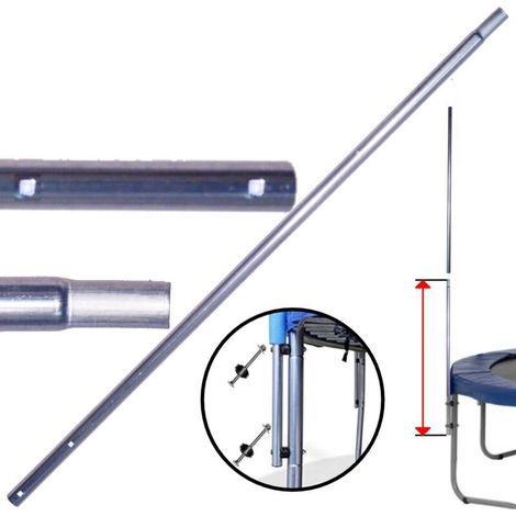 [JAMAIS UTILISÉ]6er-Pack - 105 cm lange Ständer - 2 Löcher - 25 mm Durchmesser - Für Trampolinnetz (unterer Teil)