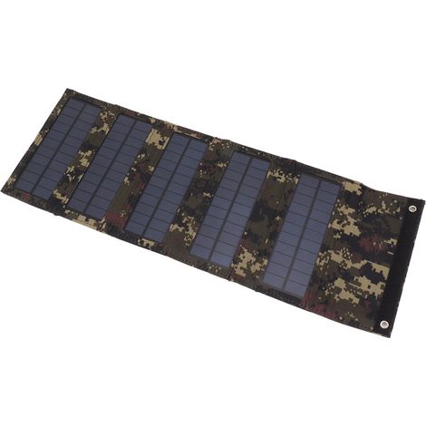 Sac pour panneau solaire portable 50 W en silicium monocristallin, étui pliable pour panneau solaire, idéal pour les situations d'urgence en extérieur et le camouflage. (1/5)