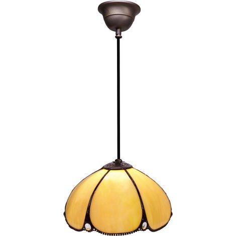 Kleinere Deckenpendelleuchte mit schwarzem Kabel, Durchmesser 20 cm, Virginia-Serie