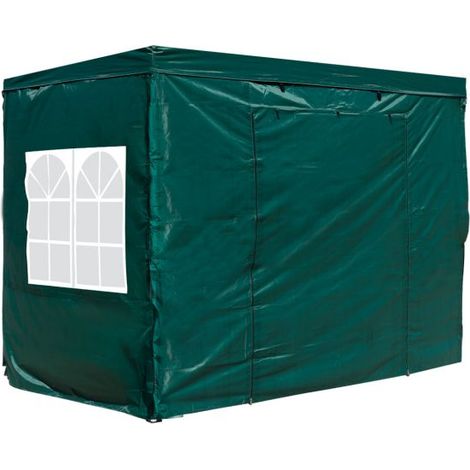 Packs Laterales Carpas Plegables - Pack 4 Laterales para Carpas 2x2 Master 2L1V1P - Verde