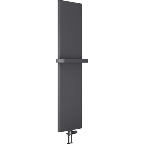 Reina Borda Vertical Designer Radiator 1800mm H x 440mm W - Anthracite Texture (1/5)