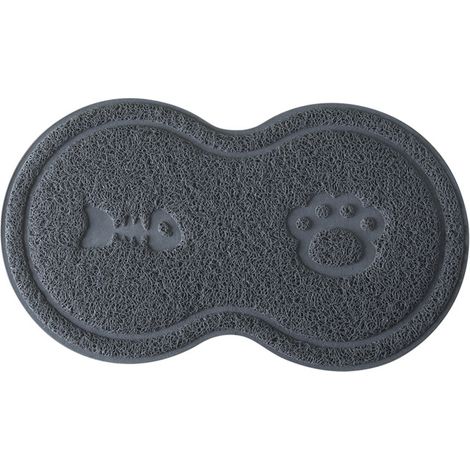 Silikon-Futtermatte für Hunde und Katzen mit erhöhtem, auslaufsicherem und wasserdichtem Rand, leicht zu reinigen