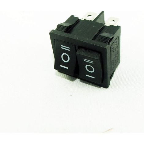INTERRUPTOR DOBLE ON-OFF-ON KCD01 6A/250V