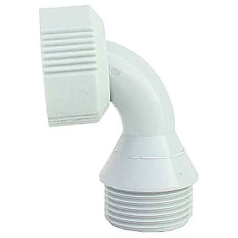 RACCORD COUDE POUR TUYAU D'ÉVACUATION LAVE-LINGE 3/4" x 3/4"