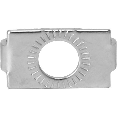 20 Stück Federelastische Verbinder für Aluminiumprofile, integriertes Befestigungszubehör aus verzinktem Stahl (Serie 20 - Schlitz 6) (1/5)