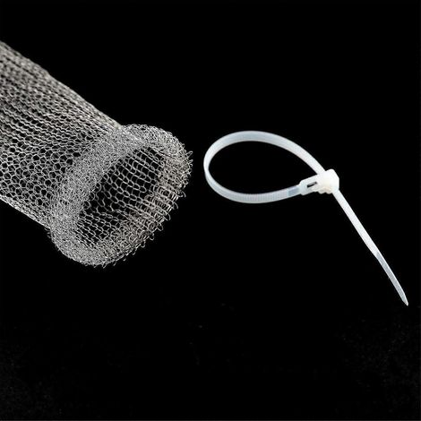 Lot de 20 pièges à peluches pour machine à laver, filtre en maille pour tuyau de lave-linge, avec 20 attaches de câble-24pcs (1/3)