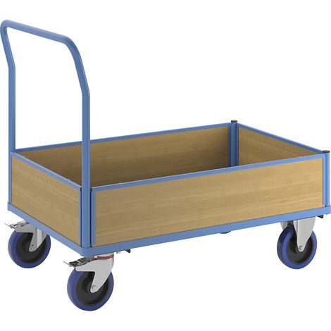 eurokraft pro, Chariot plate-forme avec panneaux en bois, (1/5)