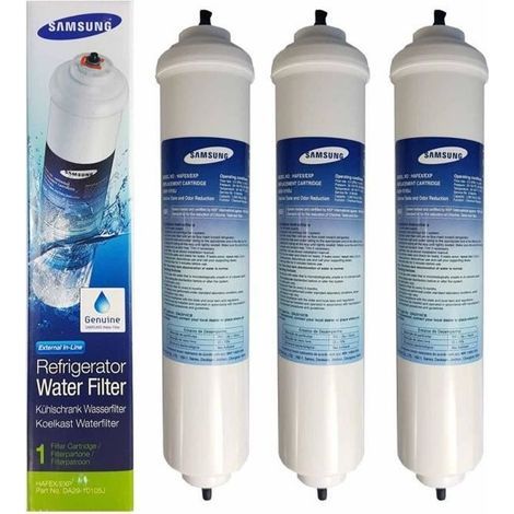 3-teiliger Samsung DA29-10105J Wasserfilter, kühlschrankkompatibel, optimale Filtration, Originalkartusche, für den Hausgebrauch (1/5)