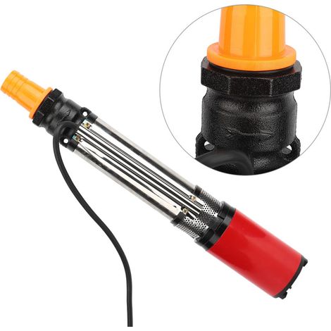 Accessoires industriels pour pompes submersibles, aspiration simple, 12 V CC, avec câble de 10 m pour eau. (1/5)