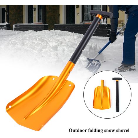 Pelle de Neige et Boue en Aluminium Pliable pour Randonnée Camping Outils (1/5)