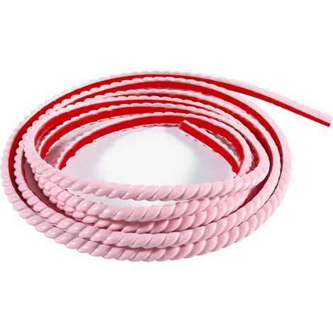 5M Bande Décorative Adhésive PVC, Bordure de Papier Peint Carrelage, Décoration pour Cadre de Miroir(10mm,Rose) (1/5)