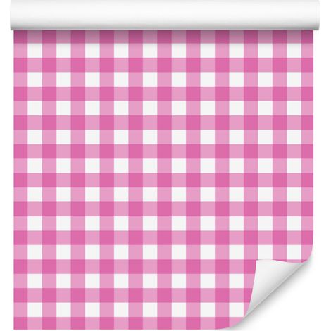 Papier peint à motif rose poudré, fond rose poudré 50x1000 cm (1/5)