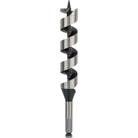Bosch – Mèche à bois hélicoïdale 30 mm – Longueur 170 mm – Pour bois dur et tendre – Système hexagonal pour perceuse