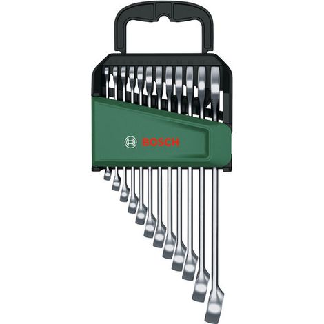Bosch Hand Tools Combination Wrench Set 12-Piece 1600A02Z9D