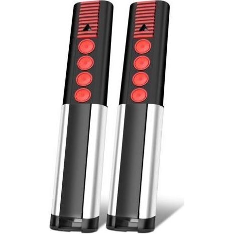 434,42MHz Telecommande Portail, Lot de 2 Telecommande Porte de Garage Compatible avec Telecommande 4013 TX02-434-4-XP, 4014 TX03-434-2, 4022 TX03-434-2, Bip Portail Porte De Garage, 4 Canaux (1/4)
