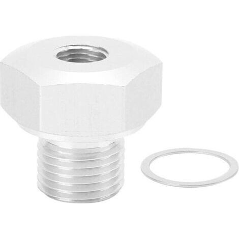 Adaptateur M16 1.5, Capteur de Pression D'huile 1/8 NPT pour Jauge de Remplacement de Moteur GM LS LS1 LSX LS3 Convient à Tous les Moteurs de la Série GM LS (1/4)