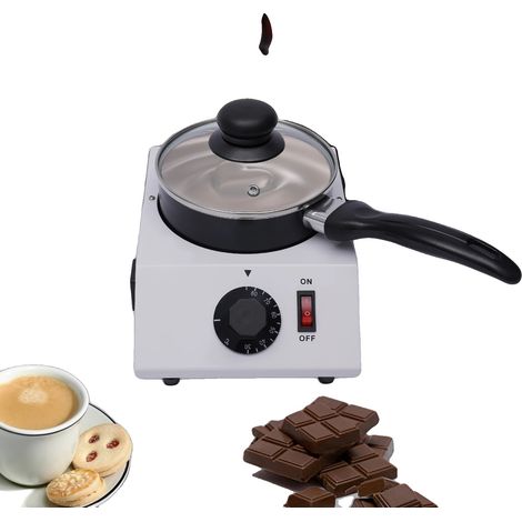 Pot à chocolat électrique, céramique antiadhésive, chauffage rapide, design compact (1/5)