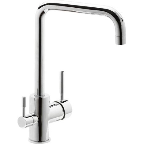 GENEBRE 65702 18 45 66 TAU Grifo Monomando Fregadero 3 Vías Cold Start Cromo - ref: 65702 18 45 66 (1/4)
