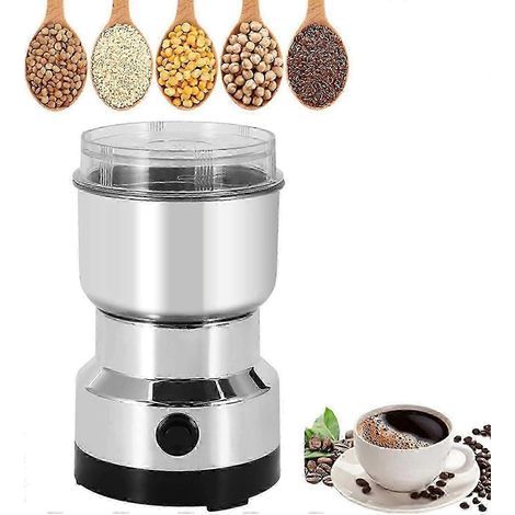 Broyeur électrique multifonction, petit moulin à grains, mini moulin domestique pour noix, épices, grains de café, herbes aromatiques (1/5)