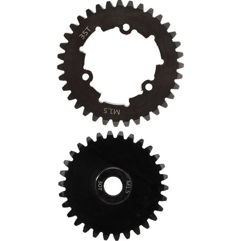 35T Stirnrad aus verschleißfestem Stahl, fein bearbeitet, M1,5, für TRAXXAS 1/5 6S 30T (1/4)