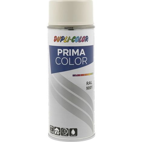 Dupli Color Prima Lackspray, Sprühlack 400ml, cremeweiß glänzend RAL 9001