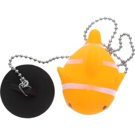 Bouchon de baignoire caoutchouc pour salle de bain et bonde (1/5)