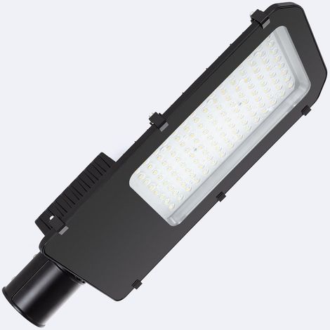 Lampione LED 100W Harlem Chip OSRAM Nero 6000K Bianco Freddo (1/5)