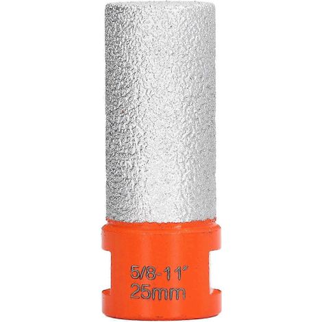 Fraise diamantée pour agrandir, tailler et façonner les trous de granit et de quartz, 25 mm / 0,98 po (1/5)