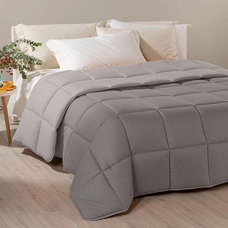 Caleffi - Trapunta Una Piazza e Mezza 220x265 Microfibra, Piumone Una Piazza e Mezza Morbido Avvolgente, Trapunta Invernale Imbottita Resistente Lavabile, Coperta Trapuntata Anallergica Made in Italy