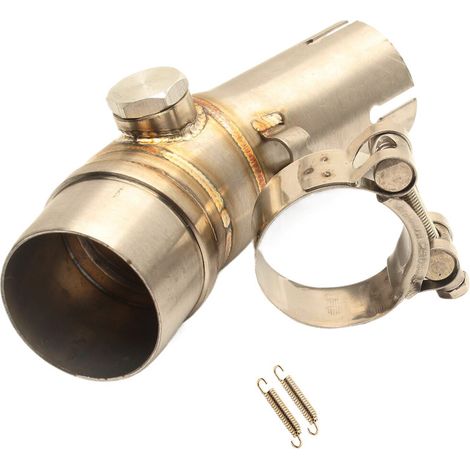 Coude central en acier inoxydable pour pot d'échappement, compatible Kawasaki ER6N