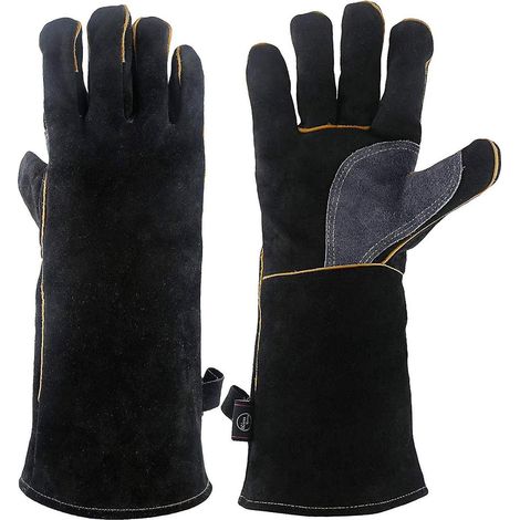 Gants de cuisine ultra-résistants à la chaleur, en Kevlar cousu - 34 cm (1/5)
