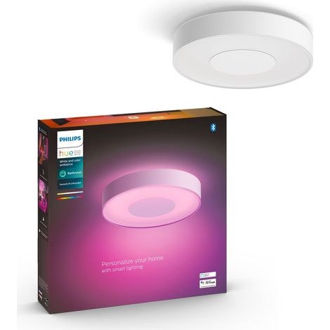 Plafonnier Xamento Medium, Blanc, compatible Bluetooth, fonctionne avec, et (1/5)