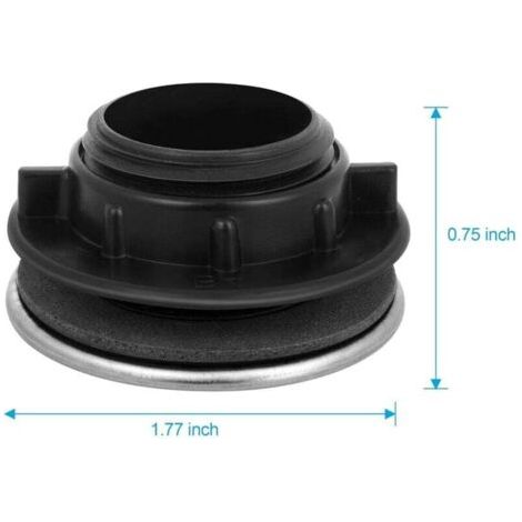 Cache-trou de robinet de cuisine en acier inoxydable, cache-trou de robinet d'évier de haute qualité, acier inoxydable brossé (1/3)