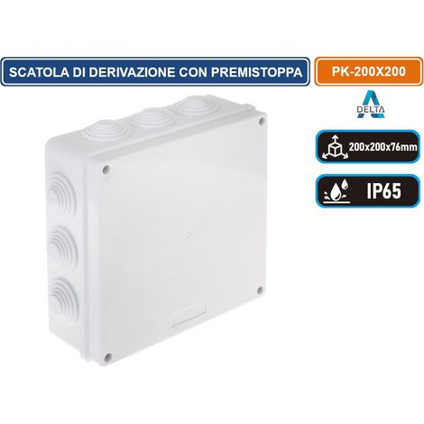 SCATOLA DI DERIVAZIONE CON PRESSACAVI PK-200X200 (1/3)