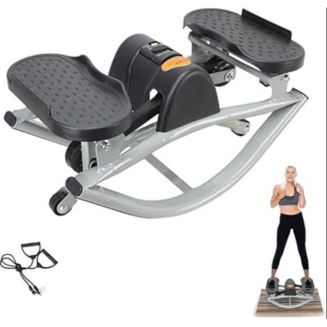 Stepper latéral oscillant - Appareil de fitness pour entraînement cardio à domicile