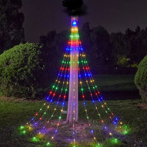 Mögliche Weihnachtsbaumbeleuchtung, 180 RGB-LED-Weihnachtsbaumbeleuchtung – perfekt für Partydekorationen, Weihnachten, Feiern und den täglichen Gebrauch (1/5)