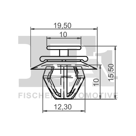 Clip, enjoliveur FA1 21-40021.5 CITROËN 0071737918 68095276AA 68101442AA 8251EN