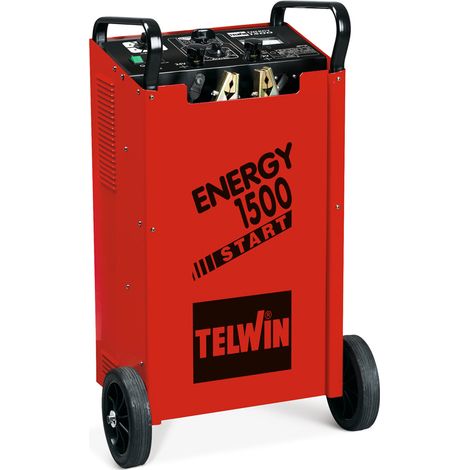AVVIATORE STARTER CARICABATTERIE ENERGY 1500 START 12V/24V X BATTERIE WET TELWIN
