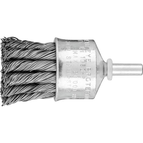 PFERD TOOLS POS Pinselbürste gezopft PBG Ø30mm Schaft-Ø6 mm Stahl-Draht-Ø0,50 10 Stk