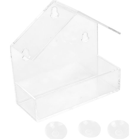 Station d'alimentation pour perroquets avec une alimentation équilibrée, résistante aux intempéries et facile à monter.-AquaForge (1/5)