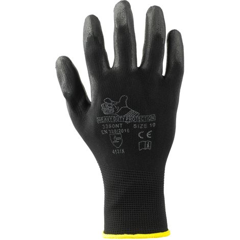 GUANTO POLIESTERE PU NERO