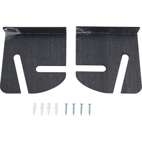 Skateboard Rack Wall Mount Skateboard Display Rack Acrylic Strong Load Bearing Skateboard Wall Hangers for Snowboards Wakeboards Black (1/5)