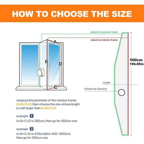 Kit De Fenêtre Climatiseur Mobile, Joint De Fenetre Universel Pour Climatiseur Mobile Et Sèche Linge, Tissu Oxford Résistant [F175] (1/5)