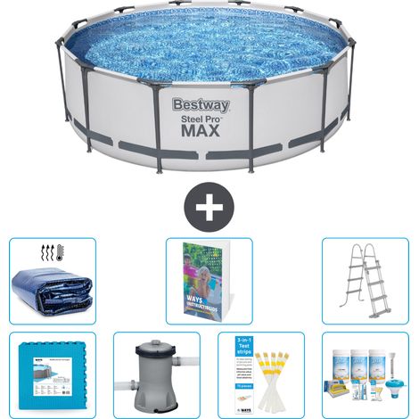 Bestway Piscina Bestway Steel Pro MAX Rotonda - 366x100 cm - 8-pezzi  S362 (1/5)